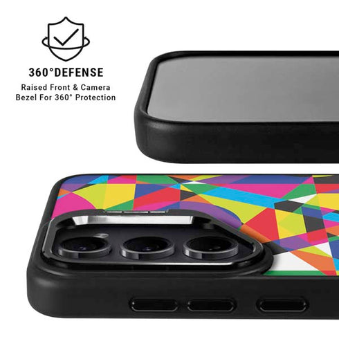 Parallel Vectors Galaxy S24 FE Kickstand Case